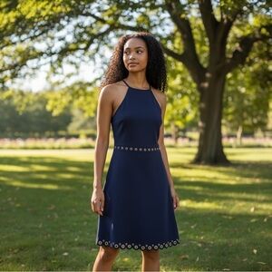 Michael Kors Deep Plum Sleeveless Dress